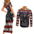 America Live It Love it Or Get the Hell Out Couples Matching Short Sleeve Bodycon Dress and Long Sleeve Button Shirts TS04 - The Mazicc - S - S - Multicolor