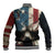 American Flag Skull Baseball Jacket I'm Not Anti - Social I'm Just Not User Friendly TS04 - The Mazicc - Unisex - S - Multicolor