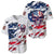 American Flag Skull Baseball Jersey DT02 - The Mazicc - S - White -