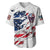 American Flag Skull Baseball Jersey DT02 - The Mazicc - S - White -