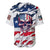 American Flag Skull Baseball Jersey DT02 - The Mazicc - S - White -