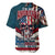 American Flag Skull Baseball Jersey I'm an American I Have The Right To Bear Arms Your Approval Is Not Required TS04 - The Mazicc - S - Dark Cyan -