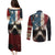 American Flag Skull Couples Matching Puletasi Dress and Long Sleeve Button Shirts I'm Not Anti - Social I'm Just Not User Friendly TS04 - The Mazicc - S - S - Multicolor