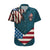 American Flag Skull Hawaiian Shirt I'm an American I Have The Right To Bear Arms Your Approval Is Not Required TS04 - The Mazicc - Adult - S - Dark Cyan