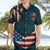 American Flag Skull Hawaiian Shirt I'm an American I Have The Right To Bear Arms Your Approval Is Not Required TS04 - The Mazicc - Adult - S - Dark Cyan