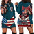 American Flag Skull Hoodie Dress I'm an American I Have The Right To Bear Arms Your Approval Is Not Required TS04 - The Mazicc - XS - Dark Cyan -