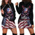 American Flag Skull Hoodie Dress Sorry If My Patriotism Offends You Trust Me TS04 - The Mazicc - XS - Black Grunge -