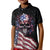 American Flag Skull Kid Polo Shirt Sorry If My Patriotism Offends You Trust Me TS04 - The Mazicc - Kid - Toddler 2T - Black Grunge