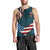 American Flag Skull Men Tank Top I'm an American I Have The Right To Bear Arms Your Approval Is Not Required TS04 - The Mazicc - XS - Dark Cyan -