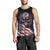 American Flag Skull Men Tank Top Sorry If My Patriotism Offends You Trust Me TS04 - The Mazicc - XS - Black Grunge -