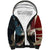 American Flag Skull Sherpa Hoodie I'm Not Anti - Social I'm Just Not User Friendly TS04 - The Mazicc - Unisex - S - Multicolor