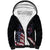 American Flag Skull Sherpa Hoodie Sorry If My Patriotism Offends You Trust Me TS04 - The Mazicc - Unisex - S - Black Grunge