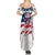 American Flag Skull Summer Maxi Dress DT02 - The Mazicc - Women - S - White