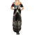 American Flag Skull Summer Maxi Dress I'm Not Anti - Social I'm Just Not User Friendly TS04 - The Mazicc - Women - S - Multicolor