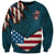 American Flag Skull Sweatshirt I'm an American I Have The Right To Bear Arms Your Approval Is Not Required TS04 - The Mazicc - Unisex - S - Dark Cyan