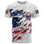 American Flag Skull T Shirt DT02 - The Mazicc - Adult - S - White