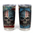 American Flag Skull Tumbler Cup I'm Not Anti - Social I'm Just Not User Friendly TS04 - The Mazicc - 20oz - Multicolor -