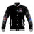 American Jeep Baseball Jacket Vintage Jeep Life DT01 - The Mazicc - Unisex - S - Black