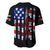 American Jeep Baseball Jersey American Flag Jeep Life DT01 - The Mazicc - S - Black -