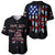 American Jeep Baseball Jersey American Flag Jeep Life DT01 - The Mazicc - S - Black -