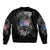 American Jeep Bomber Jacket Vintage Jeep Life DT01 - The Mazicc - Unisex - S - Black