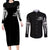 American Jeep Couples Matching Long Sleeve Bodycon Dress and Long Sleeve Button Shirt One Nation Under God DT01 - The Mazicc - S - S - Black