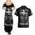 American Jeep Couples Matching Summer Maxi Dress and Hawaiian Shirt One Nation Under God DT01 - The Mazicc - S - S - Black