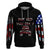 American Jeep Hoodie American Flag Jeep Life DT01 - The Mazicc - Pullover Hoodie - S - Black