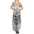 American Jeep Summer Maxi Dress Sketch Art Jeep Life DT01 - The Mazicc - Women - S - Gray