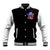 American Skull Baseball Jacket American Live It Love It Or Get The Hell Out DT01 - The Mazicc - Unisex - S - Black