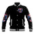 American Skull Baseball Jacket I'm Not Anti Social I'm Just Not User Friendly DT01 - The Mazicc - Unisex - S - Black