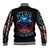 American Skull Baseball Jacket Nice To Meet You Im The Coach DT01 - The Mazicc - Unisex - S - Black