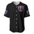 American Skull Baseball Jersey I'm Not Anti Social I'm Just Not User Friendly DT01 - The Mazicc - S - Black -