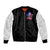 American Skull Bomber Jacket American Live It Love It Or Get The Hell Out DT01 - The Mazicc - Unisex - S - Black