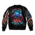 American Skull Bomber Jacket Nice To Meet You Im The Coach DT01 - The Mazicc - Unisex - S - Black