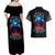 American Skull Couples Matching Off Shoulder Maxi Dress and Hawaiian Shirt Nice To Meet You Im The Coach DT01 - The Mazicc - S - S - Black