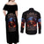 American Skull Couples Matching Off Shoulder Maxi Dress and Long Sleeve Button Shirts One Day I Gonna Fuck It All DT01 - The Mazicc - S - S - Black