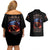 American Skull Couples Matching Off Shoulder Short Dress and Hawaiian Shirt One Day I Gonna Fuck It All DT01 - The Mazicc - S - S - Black