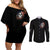 American Skull Couples Matching Off Shoulder Short Dress and Long Sleeve Button Shirts Grumpy Old Man Motherfuckers Who Make Me Angry DT01 - The Mazicc - S - S - Black