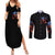 American Skull Couples Matching Summer Maxi Dress and Long Sleeve Button Shirt One Day I Gonna Fuck It All DT01 - The Mazicc - S - S - Black