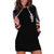 American Skull Hoodie Dress In Gun We Trust DT01 - The Mazicc - XS - Black -