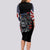 American Skull Long Sleeve Bodycon Dress In Gun We Trust DT01 - The Mazicc - Long Dress - S - Black