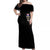 American Skull Off Shoulder Maxi Dress In Gun We Trust DT01 - The Mazicc - Women - S - Black