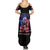 American Skull Summer Maxi Dress American Live It Love It Or Get The Hell Out DT01 - The Mazicc - Women - S - Black