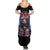 American Skull Summer Maxi Dress I'm Not Anti Social I'm Just Not User Friendly DT01 - The Mazicc - Women - S - Black