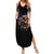 American Skull Summer Maxi Dress Nice To Meet You Im The Coach DT01 - The Mazicc - Women - S - Black