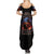 American Skull Summer Maxi Dress One Day I Gonna Fuck It All DT01 - The Mazicc - Women - S - Black