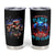 American Skull Tumbler Cup Nice To Meet You Im The Coach DT01 - The Mazicc - 20oz - Black -