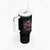 American Skull Tumbler With Handle Nice To Meet You Im The Coach DT01 - The Mazicc - One Size: 40 oz - Black -