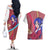 Ami Kawashima Couples Matching Off The Shoulder Long Sleeve Dress and Hawaiian Shirt Toradora TS04 - The Mazicc - S - S - Multicolor